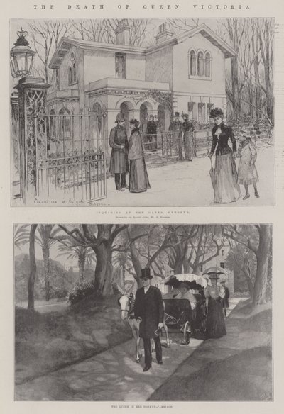 The Death of Queen Victoria by Amedee Forestier